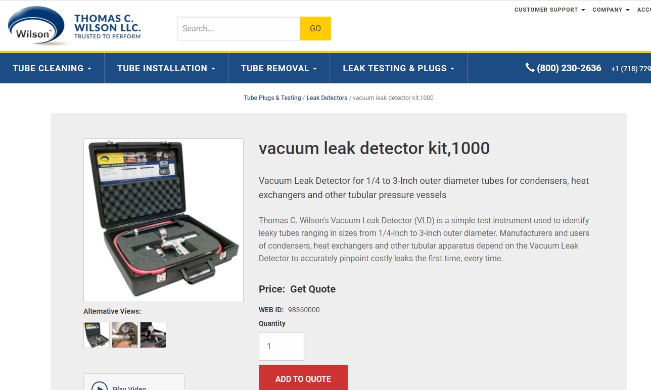Carburettor Leak Detection Tester T&E tools new  4431 