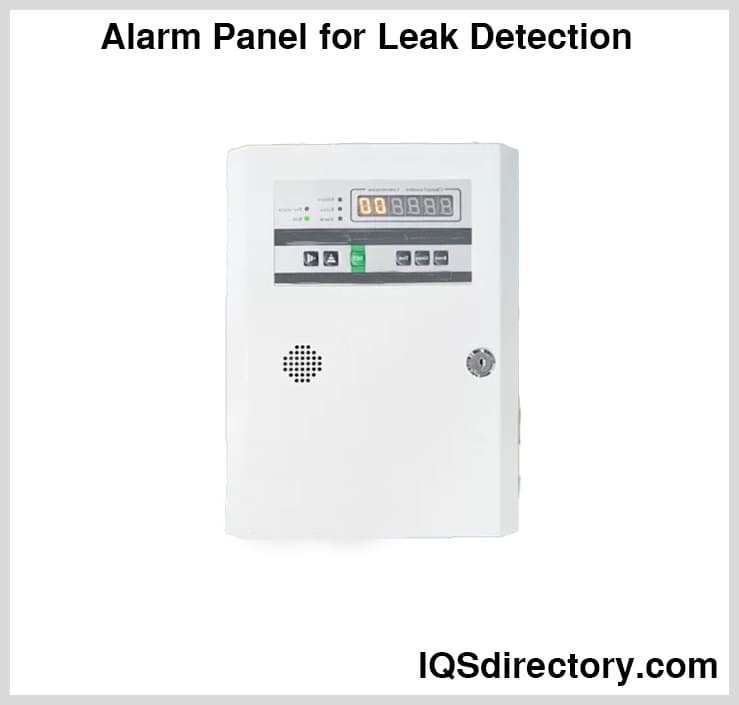 alarm panel for leak detection